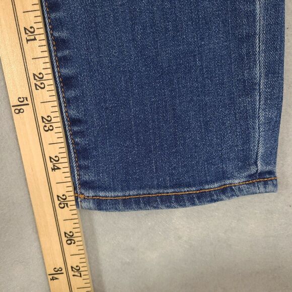 J. Crew Women's Skinny Jeans Size 25/26 Stretch Blue‎ Pants 27x25 Measured - Picture 9 of 10